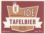 Bieretiket België : Ide Eke Tafelbier, Ophalen of Verzenden, Nieuw, Overige typen, Overige merken