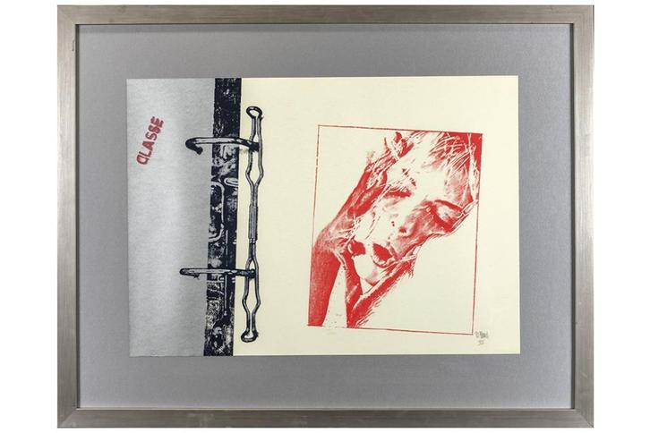 Pol Mara : zeefdruk + 2 boeken, Antiek en Kunst, Kunst | Litho's en Zeefdrukken, Ophalen
