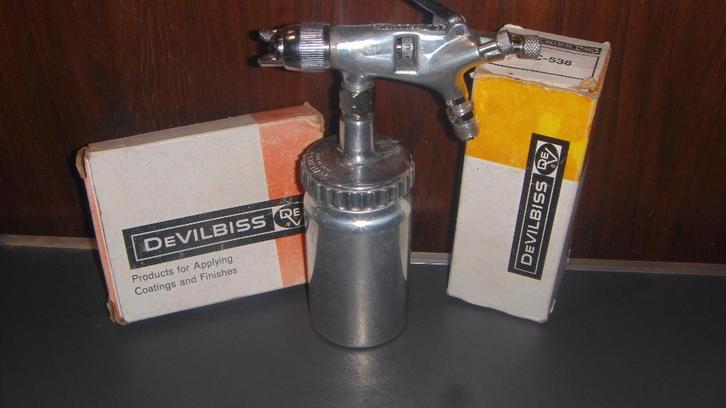 DEVILBISS VERFPISTOOL, Doe-het-zelf en Bouw, Schildersmaterialen, Nieuw, Verfspuit of Verfpomp, Ophalen of Verzenden