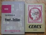 3 catalogi van Yvert en Tellier en 1 oude gebruikte Cérès, Ophalen of Verzenden, Gelezen, Catalogus