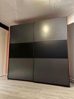 Leenbakker zwarte kledingkast, Huis en Inrichting, 200 cm of meer, 50 tot 75 cm, Met hangruimte, Zo goed als nieuw