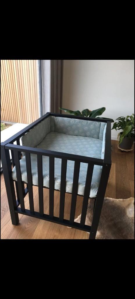 Babypark, Kinderen en Baby's, Babyparken, Zo goed als nieuw, In hoogte verstelbaar, Boxkleed, Wieltjes, Ophalen