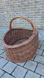 Rotan houtmand, Huis en Inrichting, Ophalen, Gebruikt, Mand, Riet