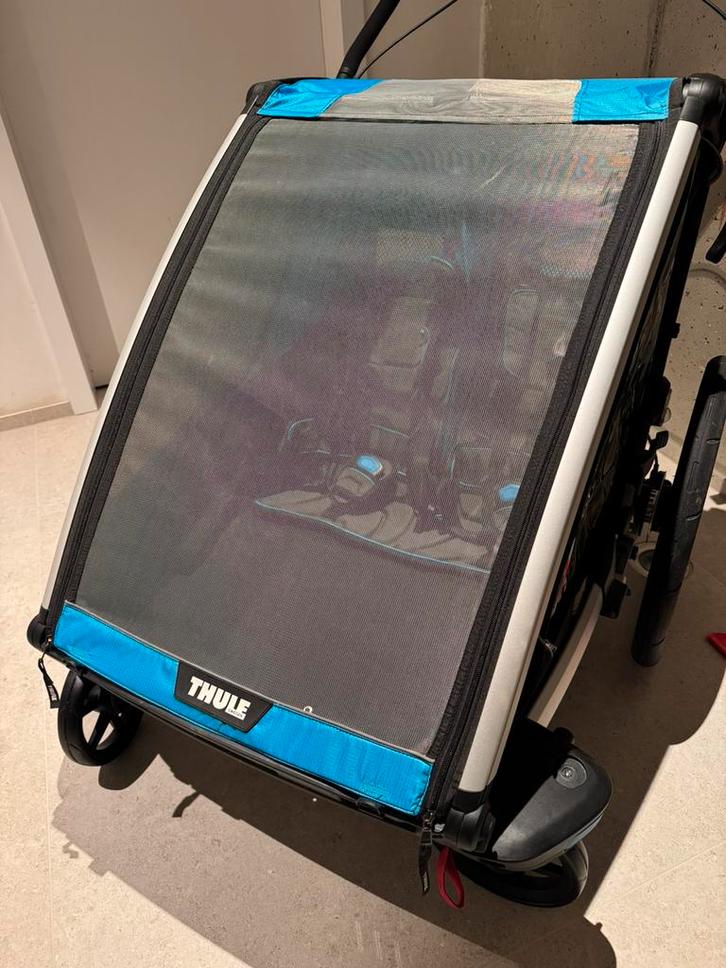 THULE chariot SPORT 2, Fietsen en Brommers, Fietsaccessoires | Aanhangwagens en Karren, Zo goed als nieuw, Kinderkar, 40 tot 60 kg