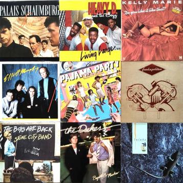 Lot van 9  POP/ROCK/FUNK orig. lp's uit de 1980s beschikbaar voor biedingen