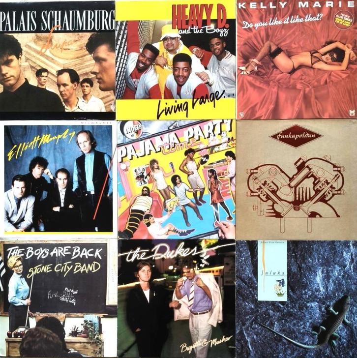 Lot van 9  POP/ROCK/FUNK orig. lp's uit de 1980s, Cd's en Dvd's, Vinyl | Pop, Gebruikt, 1980 tot 2000, 12 inch, Ophalen of Verzenden