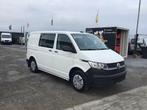 volkswagen transporter 20tdi 2023 dubbel/cabine 18950e ex, Autos, Entreprise, Noir, 5 portes, Diesel
