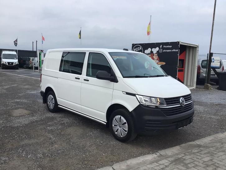 volkswagen transporter 20tdi 2023 dubbel/cabine 18950e ex, Autos, Camionnettes & Utilitaires, Entreprise, Achat, ABS, Caméra de recul