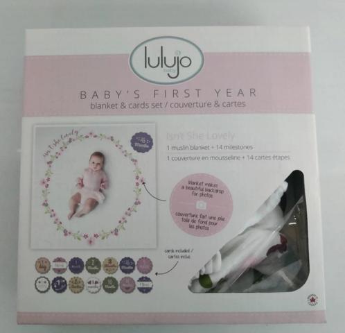 Lulujo - Baby's First Year, Kinderen en Baby's, Kraamcadeaus en Geboorteborden, Zo goed als nieuw, Geboortebord, Ophalen of Verzenden