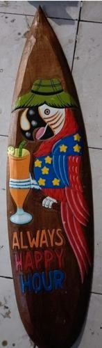 planche de surf perroquet 100 cm c est toujours l happy hour, Antiek en Kunst, Kunst | Overige Kunst, Ophalen of Verzenden