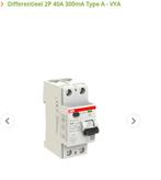 ABB - Interrupteur différentiel 2P 40A 300mA Type A, Bricolage & Construction, Enlèvement ou Envoi, Comme neuf