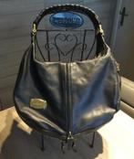 samsonite Black Label lederen schoudertas Hobo, Ophalen of Verzenden, Zo goed als nieuw, Zwart, Leer