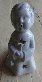 Wit porseleinen engel voor theelichtje, Diversen, Ophalen of Verzenden, -, -, -