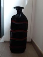 2 vazen in rood-zwart tinten, Maison & Meubles, Accessoires pour la Maison | Vases, Comme neuf, Noir, Enlèvement