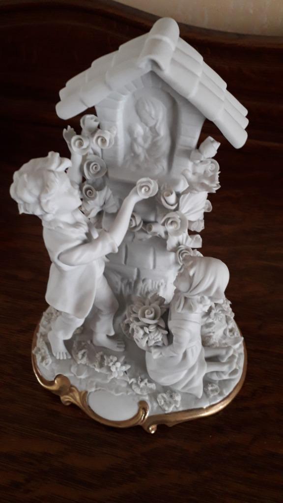 Decoratiestuk in mooi wit Italiaans porselein, Antiek en Kunst, Curiosa en Brocante, Ophalen