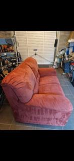 Stoffen zetel 1.5 meter rode kleur, Ophalen, Gebruikt, Minder dan 75 cm, 150 tot 200 cm