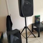 2x dB Technologies Cromo 12+ actieve PA-luidspreker + statie, Ophalen, Gebruikt