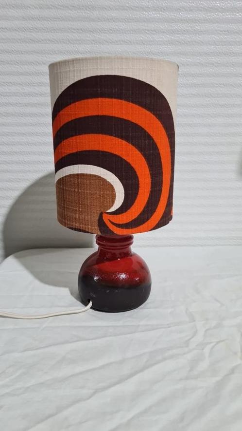 Sixties tafellampje, keramiek voet, Germany, Antiek en Kunst, Antiek | Verlichting, Ophalen of Verzenden