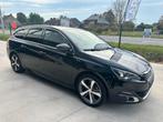 Peugeot 308 sw Gt-Line 1.2 benzine bj 2017 met 129000 km, Euro 6, 1199 cc, Leder en Stof, Zwart