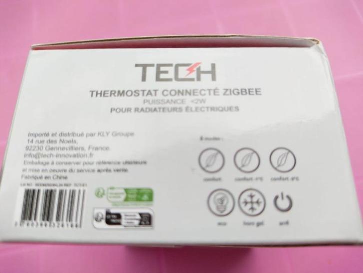 ZIGBEE SLIMME THERMOSTAAT OP AFSTAND BEDIENBAAR, Doe-het-zelf en Bouw, Verwarming en Radiatoren, Nieuw, Thermostaat, Ophalen
