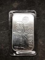 UK Mint - Star Wars - Dark Side - 1 oz silver bar, Ophalen of Verzenden, Zilver