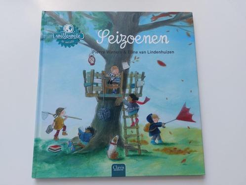 CLAVIS Seizoenen - 7 euro, Livres, Livres pour enfants | 4 ans et plus, Comme neuf, Non-fiction, 4 ans, Garçon ou Fille, Livre à déplier