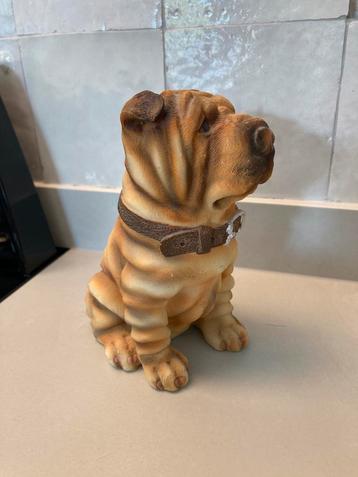 Figurine Sharpei - figurine de chien, statue vintage, Enlèvement ou Envoi