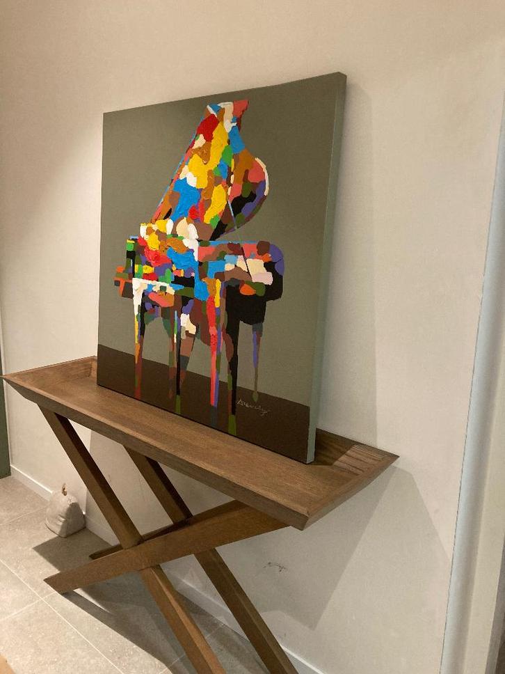 Prachtige, stevige sidetable, Huis en Inrichting, Tafels | Sidetables, Zo goed als nieuw, Ophalen