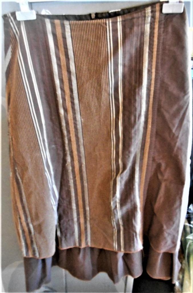 Lange bruine rok, Kleding | Dames, Rokken, Zo goed als nieuw, Maat 42/44 (L), Bruin, Ophalen of Verzenden