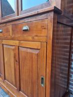 Teak xxl 300cm buffetkast/vitrinekast GRATIS LEVERING, Huis en Inrichting, Kasten | Buffetkasten, 200 cm of meer, Teakhout, Ophalen of Verzenden