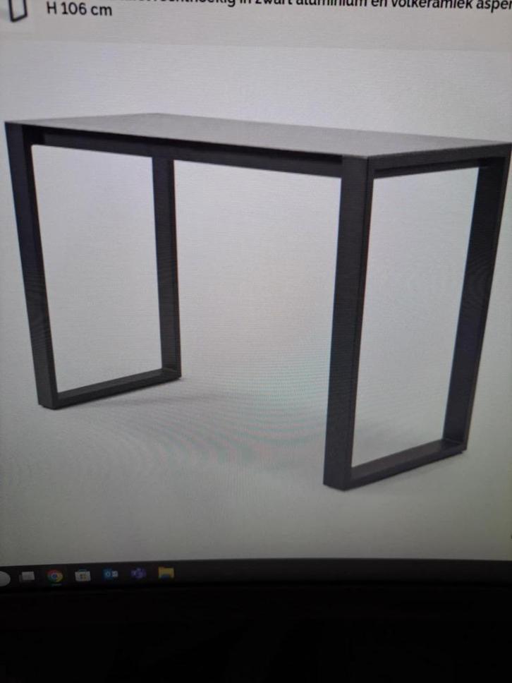 Verato bartafel tuintafelL 170 x B 70 x H 106 cm, Tuin en Terras, Tuintafels, Zo goed als nieuw, Rechthoekig, Aluminium, Ophalen