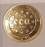 Gouden munt 50 ECU uit 1987, Postzegels en Munten, Munten | België, Ophalen, Goud, Losse munt, Goud