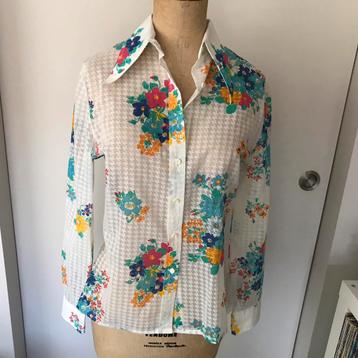 Vintage bloesje van Rivoli Club, maat 38 beschikbaar voor biedingen