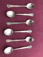 Antieke zilveren lepels met bloem., Enlèvement ou Envoi
