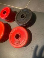 Fitness gewichten 4*2kg (rood), 8*0.5kg (rood), 4*1kg (rood), Sport en Fitness, Fitnessmaterialen, Ophalen of Verzenden, Gebruikt