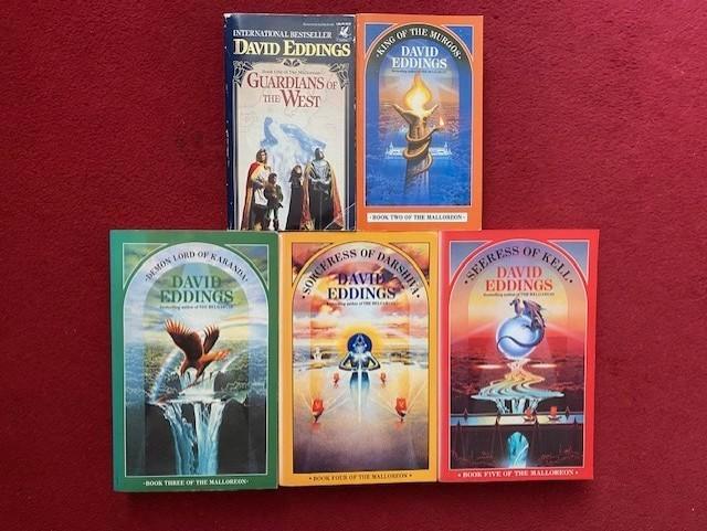 DAVID EDDINGS THE MALLOREAN,PAPERBACKS IN GOEDE STAAT (ENGEL, Boeken, Fantasy, Ophalen of Verzenden