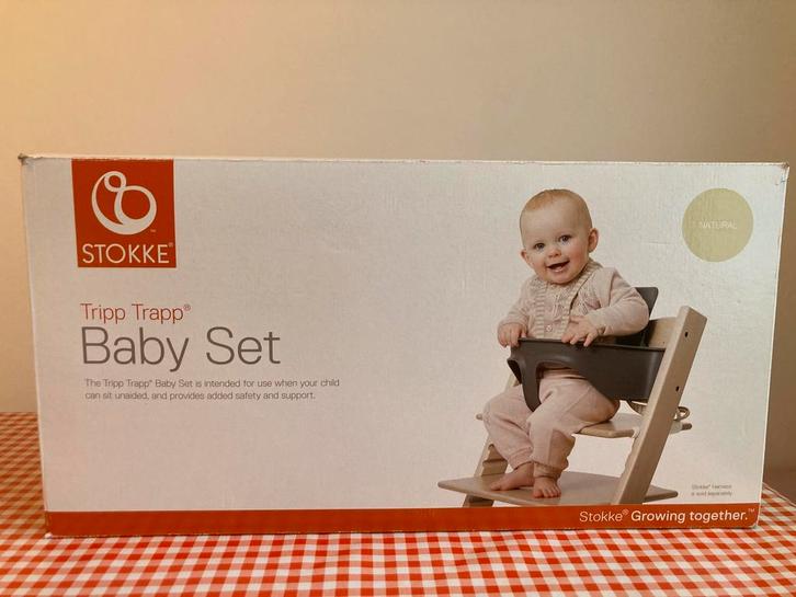 Stokke baby set, Kinderen en Baby's, Kinderstoelen, Gebruikt, Meegroeistoel, Ophalen
