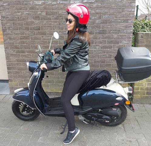 Scooter Neco Di Lucio 50cc klasse A Italian Retrolook 480km!, Fietsen en Brommers, Scooters | SYM, Zo goed als nieuw, Overige modellen