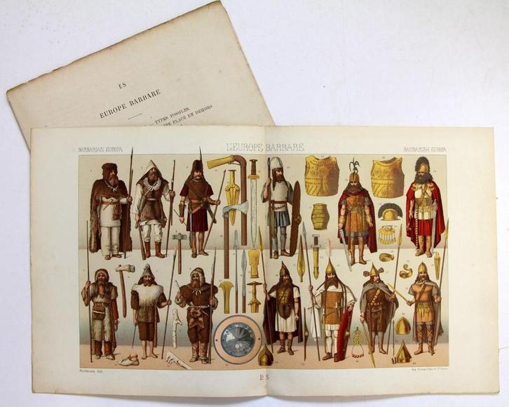 A. Racinet. BARBAAR EUROPA. Dubbelprent, Boeken, Kunst en Cultuur | Beeldend, Gelezen, Overige onderwerpen, Verzenden