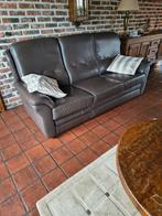 Lederen salon, Huis en Inrichting, Zetels | Zetels, Ophalen