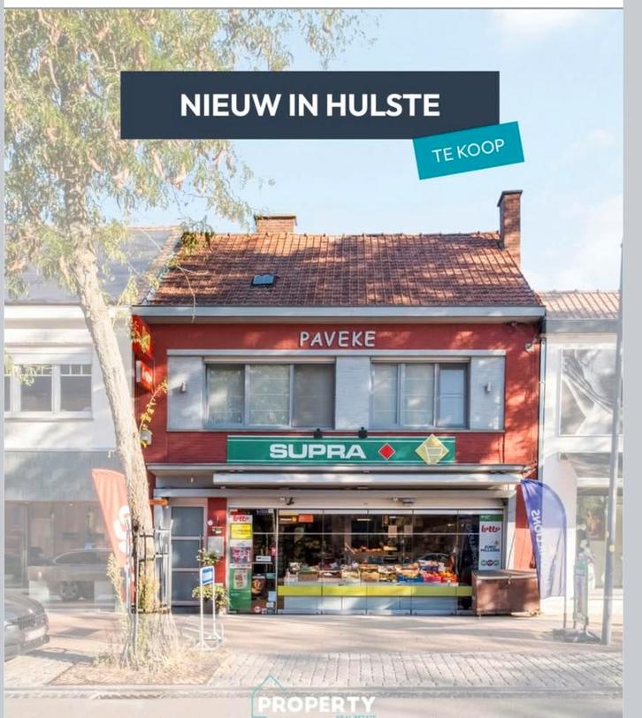 woning met handelszaak in Hulste, Immo, Huizen en Appartementen te koop, Provincie West-Vlaanderen, 500 tot 1000 m², Woning met bedrijfsruimte