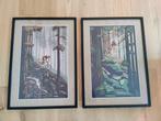 Ingekaderde posters MTB, Verzamelen, Posters, Ophalen, Met lijst, Deurposter of groter, Sport