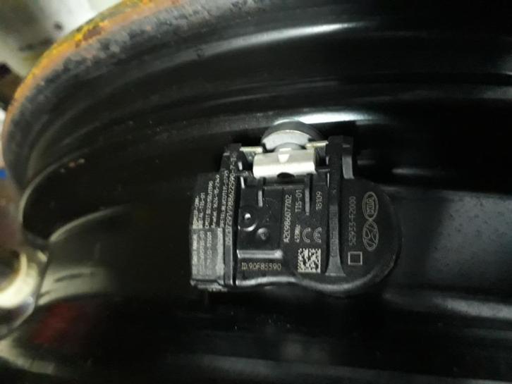Hyundai-velgen met druksensor, Auto-onderdelen, Banden en Velgen, Velg(en), 16 inch, Personenwagen, Gebruikt, Ophalen of Verzenden
