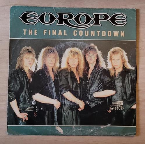 45 tours Europe The final countdown de 1986, CD & DVD, Vinyles Singles, Utilisé, Single, Rock et Metal, Enlèvement ou Envoi