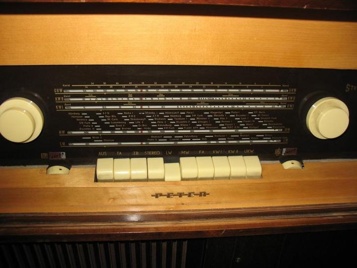 radio en platenspeler, Audio, Tv en Foto, Platenspelers, Gebruikt, Platenspeler, Overige merken, Ophalen