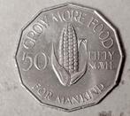 munt Zambia 50 franc 1969, Timbres & Monnaies, Monnaies | Afrique, Envoi, Zambie