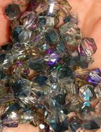 lot kralen multichroom facet 6mm +- 100, Verzenden, Nieuw, Kraal