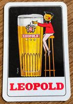 Speelkaart Leopold bier, Verzamelen, Ophalen of Verzenden, Zo goed als nieuw, Speelkaart(en)