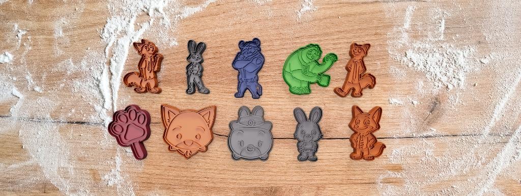 Emporte-pièces Zootopia, Verzenden, Nieuw, Taarten, Bakvorm