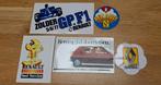 Lot stickers auto merk Renault 5 logo Formule 1 Zolder, Verzamelen, Ophalen of Verzenden, Zo goed als nieuw, Auto of Motor
